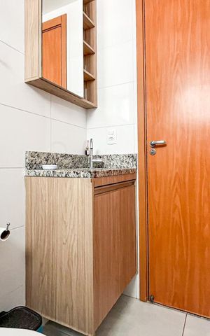 Apartamento para alugar com 42m², 2 quartos e 1 vaga Apartamento para alugar com 42m², 2 quartos e 1 vagaBanheiro