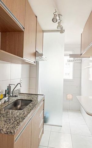 Apartamento para alugar com 42m², 2 quartos e 1 vaga Apartamento para alugar com 42m², 2 quartos e 1 vagaCozinha e Área de Serviço