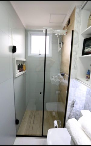 Studio para alugar com 27m², 1 quarto e sem vaga Studio para alugar com 27m², 1 quarto e sem vagaBanheiro