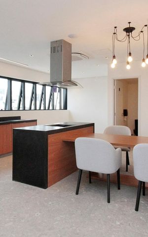 Studio para alugar com 24m², 1 quarto e sem vaga Studio para alugar com 24m², 1 quarto e sem vagaÁrea comum - Salão de festas
