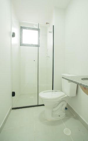 Apartamento para alugar com 25m², 1 quarto e sem vaga Apartamento para alugar com 25m², 1 quarto e sem vagaBanheiro