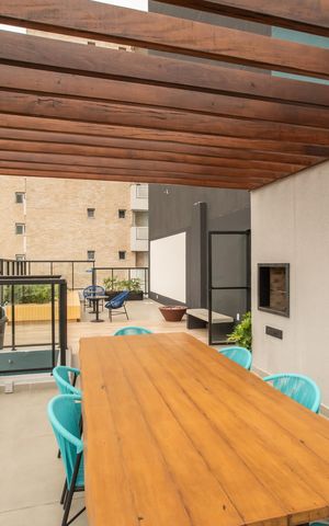 Apartamento para alugar com 25m², 1 quarto e sem vaga Apartamento para alugar com 25m², 1 quarto e sem vagaÁrea comum - Churrasqueira