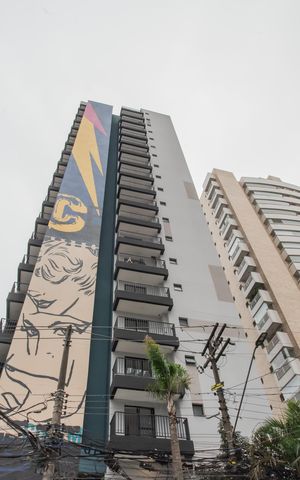 Apartamento para alugar com 25m², 1 quarto e sem vaga Apartamento para alugar com 25m², 1 quarto e sem vagaFachada