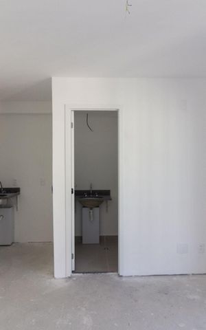 Studio à venda com 26m², 1 quarto e sem vaga Studio à venda com 26m², 1 quarto e sem vagaSala - Quarto
