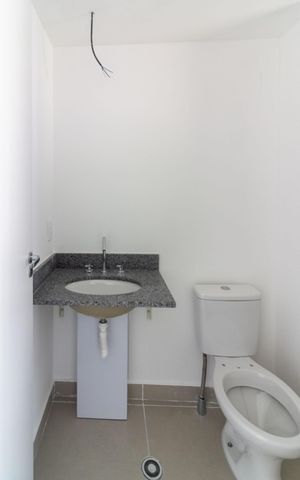 Studio à venda com 26m², 1 quarto e sem vaga Studio à venda com 26m², 1 quarto e sem vagaBanheiro