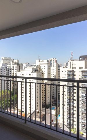 Studio à venda com 26m², 1 quarto e sem vaga Studio à venda com 26m², 1 quarto e sem vagaVaranda