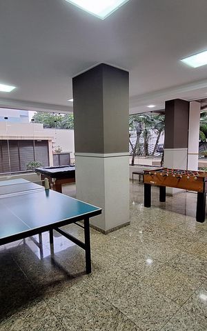 Apartamento para alugar com 155m², 3 quartos e 3 vagas Apartamento para alugar com 155m², 3 quartos e 3 vagasSalão de jogos