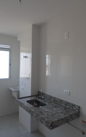 Apartamento à venda com 47m², 2 quartos e 1 vagaCozinha e Área de Serviço