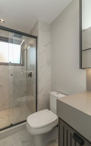 Apartamento à venda com 159m², 3 quartos e 2 vagasBanheiro da Suíte 2