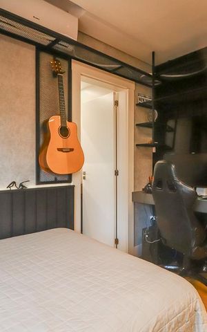 Apartamento à venda com 159m², 3 quartos e 2 vagasQuarto 2 - Suíte