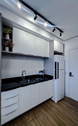 Apartamento para alugar com 27m², 1 quarto e sem vaga Apartamento para alugar com 27m², 1 quarto e sem vagaCozinha