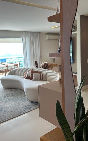 Apartamento à venda com 202m², 3 quartos e 4 vagas Sala de Estar