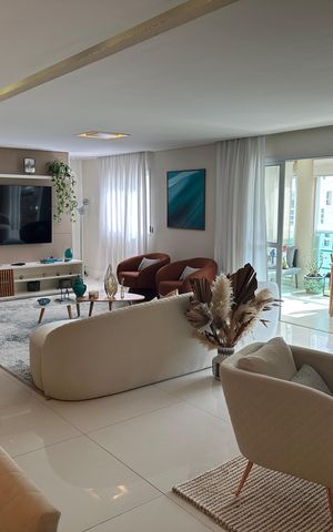 Apartamento à venda com 202m², 3 quartos e 4 vagas Sala de Estar