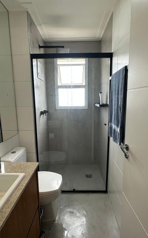 Apartamento à venda com 202m², 3 quartos e 4 vagasBanheiro da Suíte 3