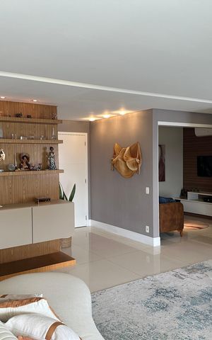 Apartamento à venda com 202m², 3 quartos e 4 vagasDetalhe Sala de Estar