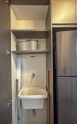 Studio à venda com 34m², 1 quarto e sem vaga