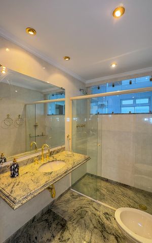 Apartamento à venda com 107m², 3 quartos e 1 vagaBanheiro social