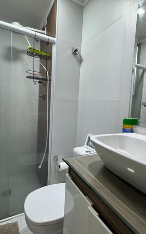Apartamento à venda com 70m², 2 quartos e 1 vaga Apartamento à venda com 70m², 2 quartos e 1 vagaBanheiro