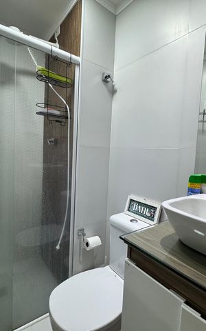 Apartamento à venda com 70m², 2 quartos e 1 vaga Apartamento à venda com 70m², 2 quartos e 1 vagaBanheiro
