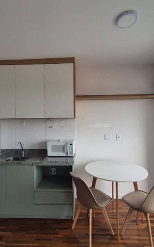 Apartamento para alugar com 26m², 1 quarto e sem vaga