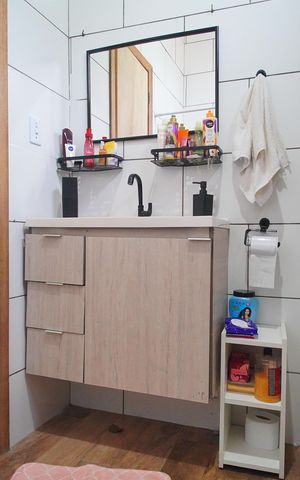 Casa à venda com 90m², 3 quartos e 3 vagasBanheiro