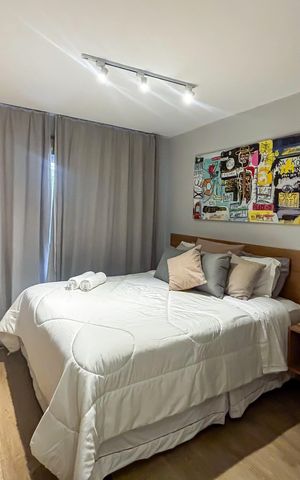 Studio para alugar com 27m², 1 quarto e sem vaga