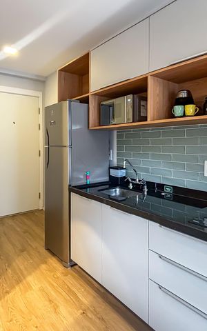 Studio para alugar com 27m², 1 quarto e sem vaga