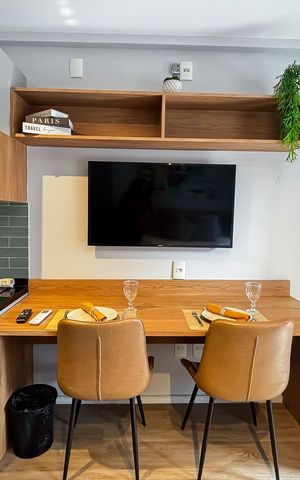 Studio para alugar com 27m², 1 quarto e sem vaga