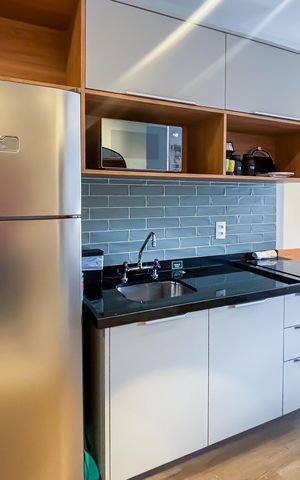 Studio para alugar com 27m², 1 quarto e sem vaga