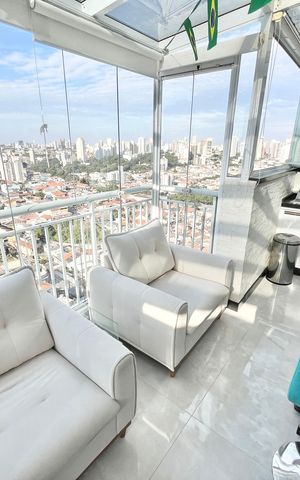 Apartamento à venda com 105m², 2 quartos e 2 vagasVaranda gourmet