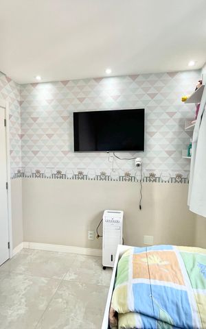Apartamento à venda com 105m², 2 quartos e 2 vagasQuarto 2