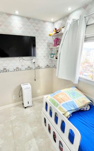 Apartamento à venda com 105m², 2 quartos e 2 vagasQuarto 2