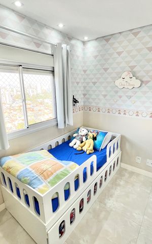 Apartamento à venda com 105m², 2 quartos e 2 vagasQuarto 2