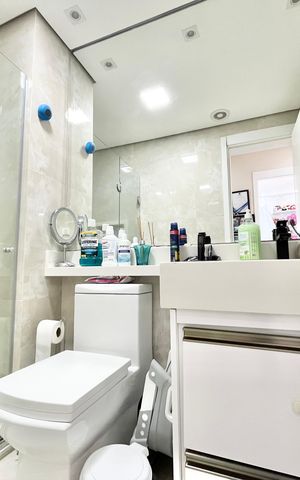 Apartamento à venda com 105m², 2 quartos e 2 vagasBanheiro