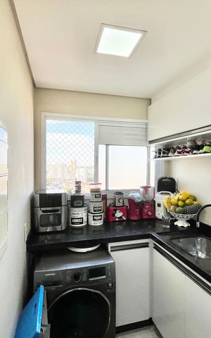 Apartamento à venda com 105m², 2 quartos e 2 vagasÁrea de Serviço