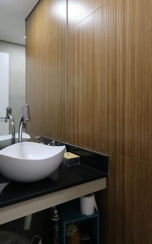 Apartamento à venda com 156m², 3 quartos e 1 vaga Apartamento à venda com 156m², 3 quartos e 1 vagaBanheiro Social