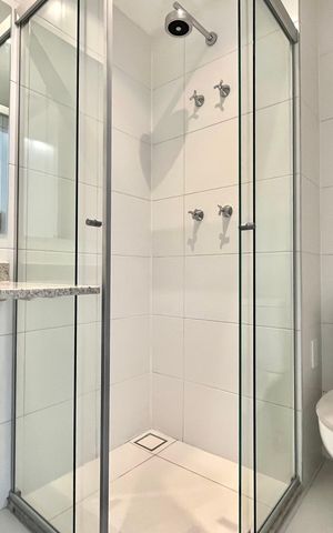 Studio para alugar com 29m², 1 quarto e sem vaga Studio para alugar com 29m², 1 quarto e sem vagaBanheiro