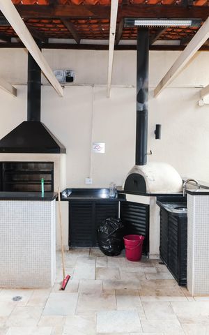Apartamento à venda com 80m², 3 quartos e 2 vagasÁrea comum - Churrasqueira