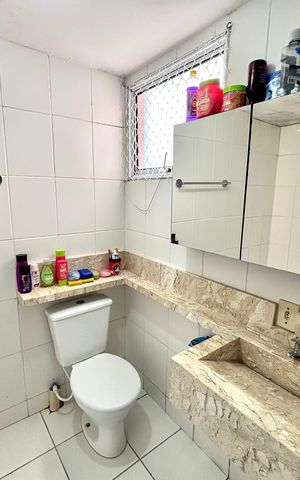 Apartamento à venda com 49m², 2 quartos e 1 vaga Apartamento à venda com 49m², 2 quartos e 1 vagaBanheiro