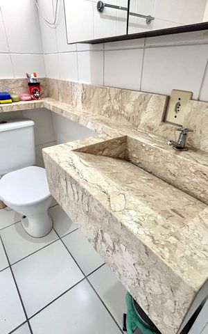 Apartamento à venda com 49m², 2 quartos e 1 vaga Apartamento à venda com 49m², 2 quartos e 1 vagaBanheiro