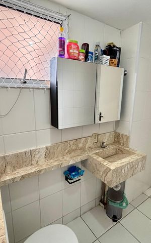 Apartamento à venda com 49m², 2 quartos e 1 vaga Apartamento à venda com 49m², 2 quartos e 1 vagaBanheiro