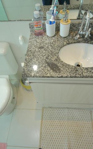 Apartamento à venda com 75m², 2 quartos e 1 vagaBanheiro 