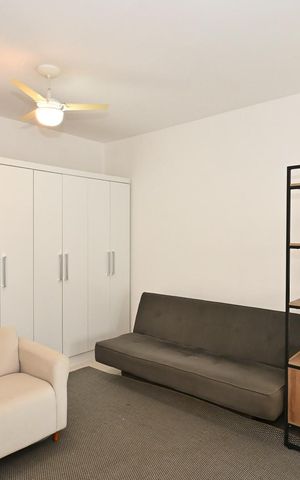 Studio à venda com 35m², 1 quarto e 1 vagaSala/Quarto