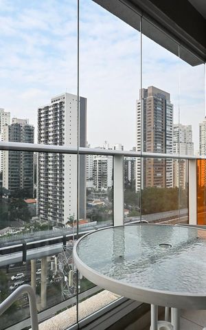 Studio à venda com 35m², 1 quarto e 1 vagaVaranda