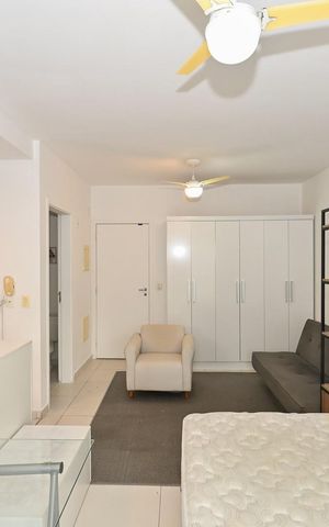 Studio à venda com 35m², 1 quarto e 1 vagaSala/Quarto
