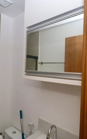 Studio para alugar com 35m², 1 quarto e 1 vaga Studio para alugar com 35m², 1 quarto e 1 vagaBanheiro