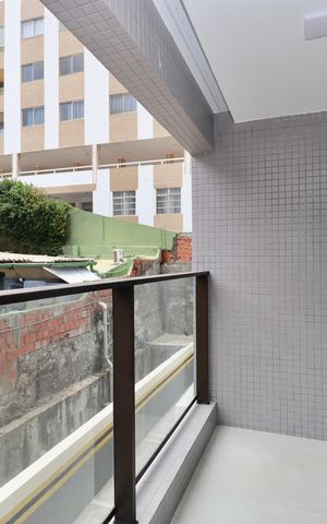 Studio para alugar com 35m², 1 quarto e 1 vaga Studio para alugar com 35m², 1 quarto e 1 vagaVaranda