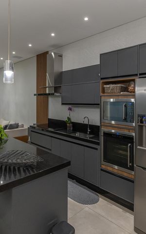 Casa de condomínio para alugar com 116m², 2 quartos e 2 vagas Casa de condomínio para alugar com 116m², 2 quartos e 2 vagasCozinha