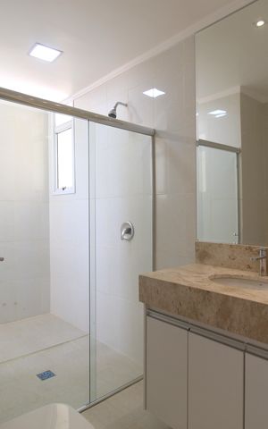 Apartamento à venda com 161m², 4 quartos e 3 vagasBanheiro da Suíte 3