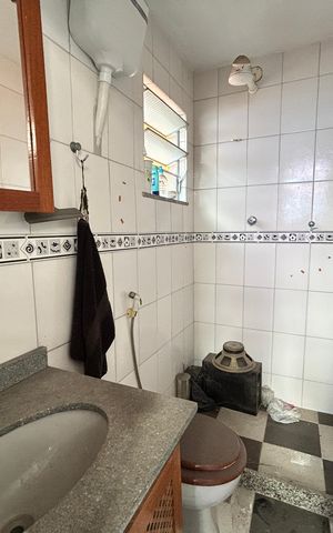 Casa à venda com 76m², 2 quartos e 1 vagaBanheiro do terraço
